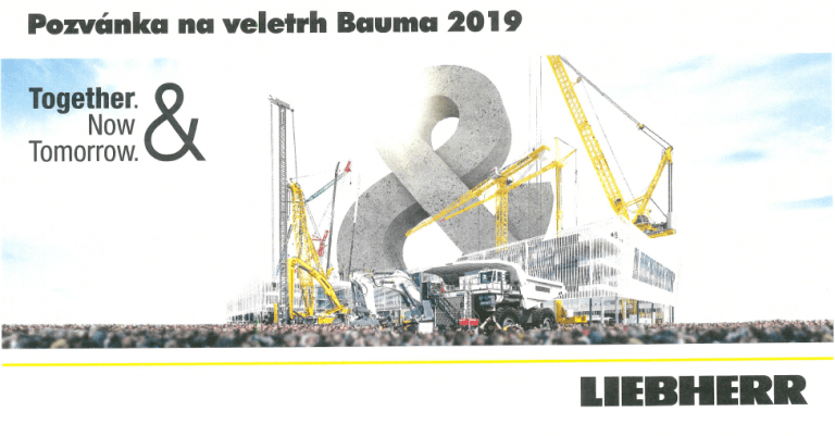 Pozvánka na veletrh Bauma 2019