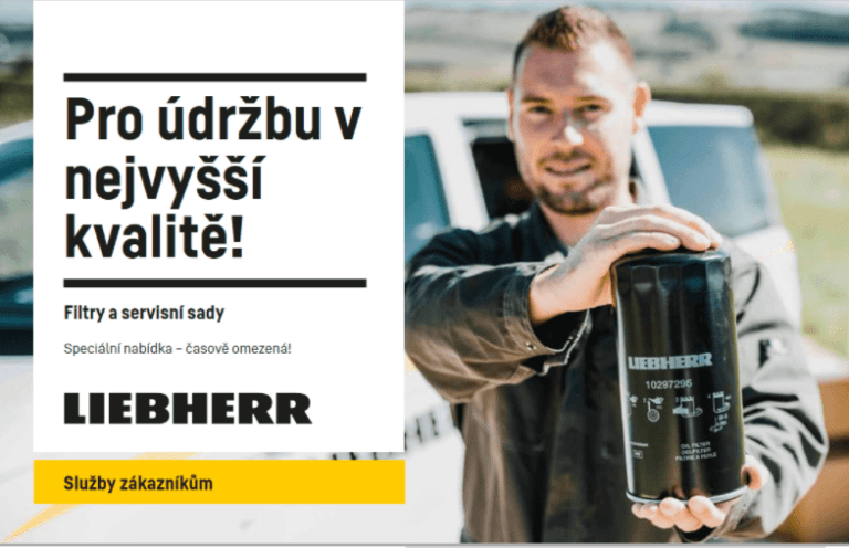 Sleva na filtry a servisní sady LIEBHERR